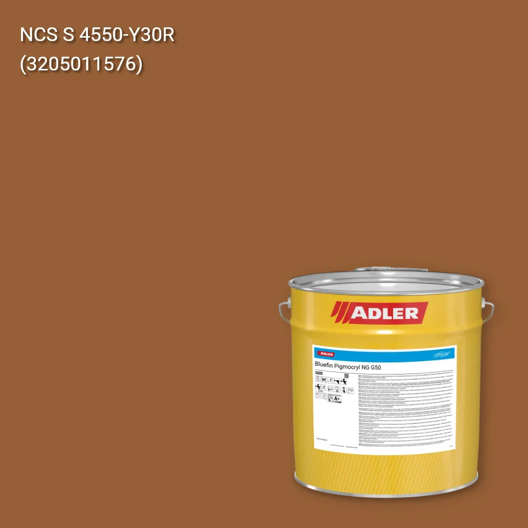 Лак меблевий Bluefin Pigmocryl NG G50 колір NCS S 4550-Y30R, Adler NCS S