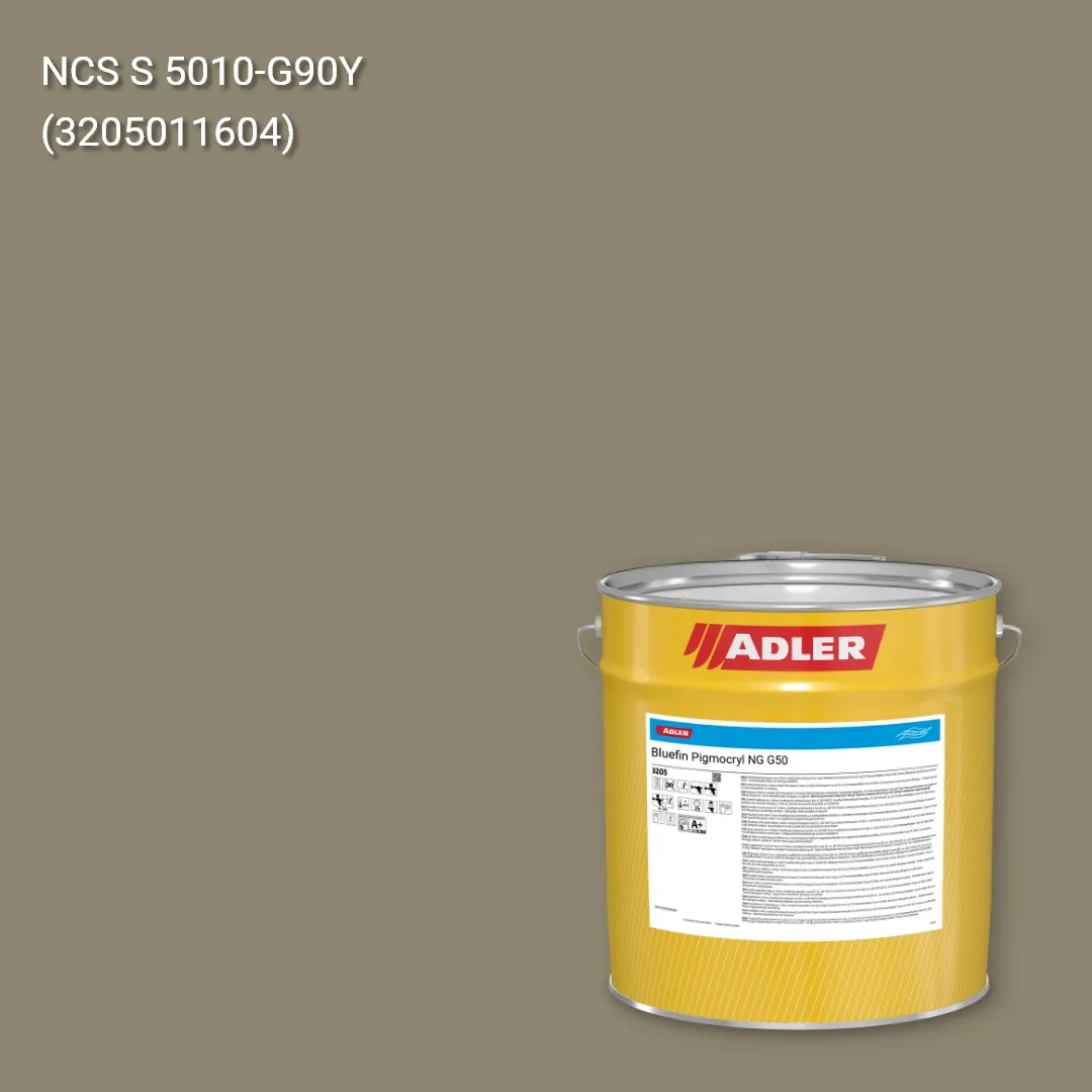 Лак меблевий Bluefin Pigmocryl NG G50 колір NCS S 5010-G90Y, Adler NCS S