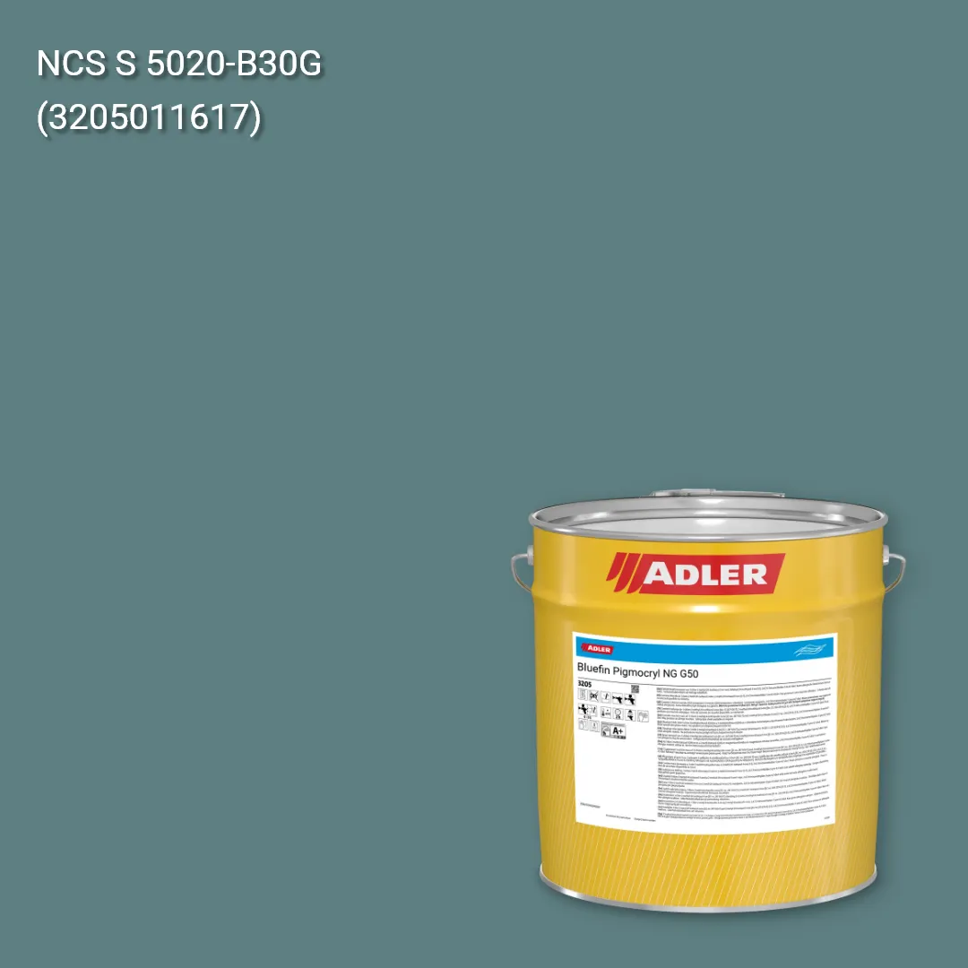 Лак меблевий Bluefin Pigmocryl NG G50 колір NCS S 5020-B30G, Adler NCS S