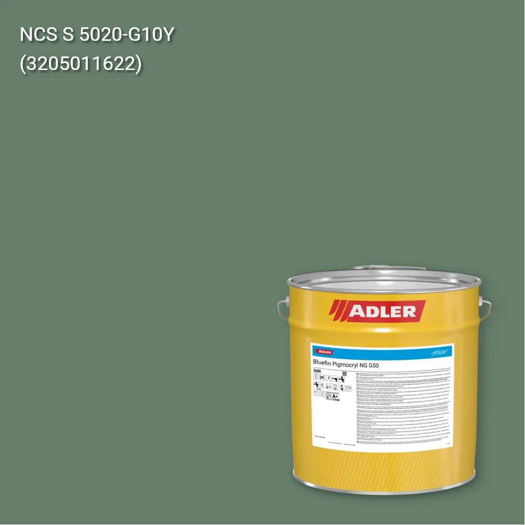 Лак меблевий Bluefin Pigmocryl NG G50 колір NCS S 5020-G10Y, Adler NCS S