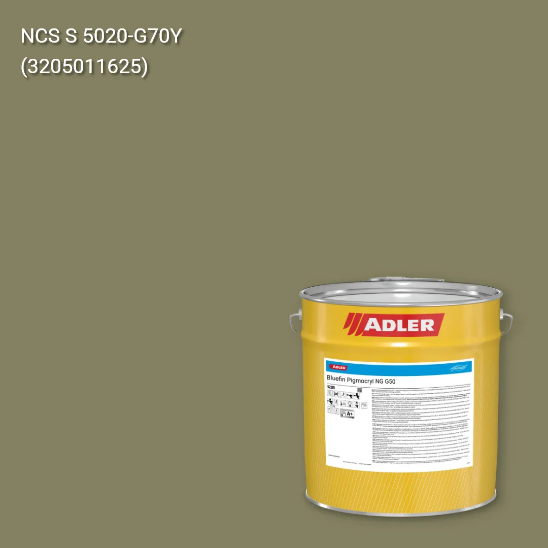 Лак меблевий Bluefin Pigmocryl NG G50 колір NCS S 5020-G70Y, Adler NCS S