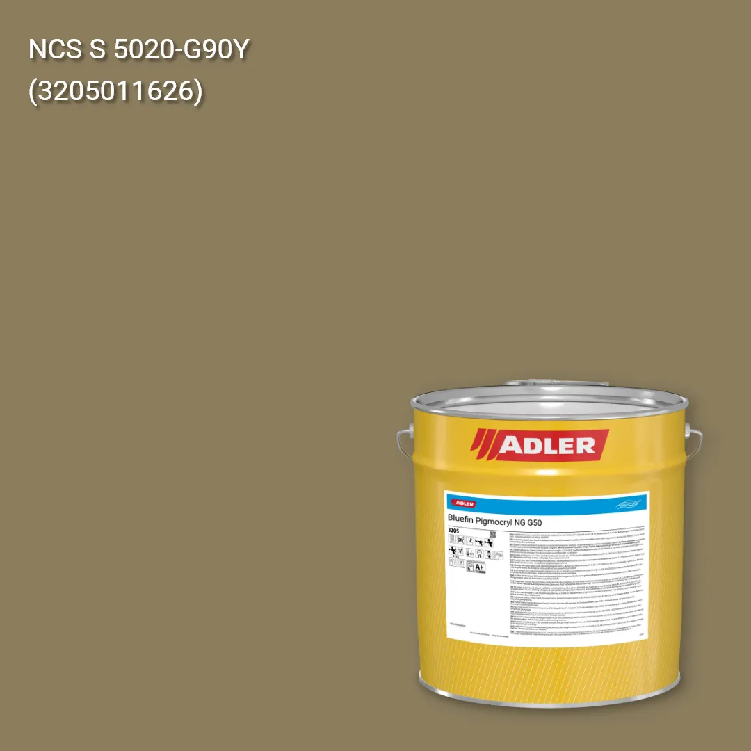 Лак меблевий Bluefin Pigmocryl NG G50 колір NCS S 5020-G90Y, Adler NCS S