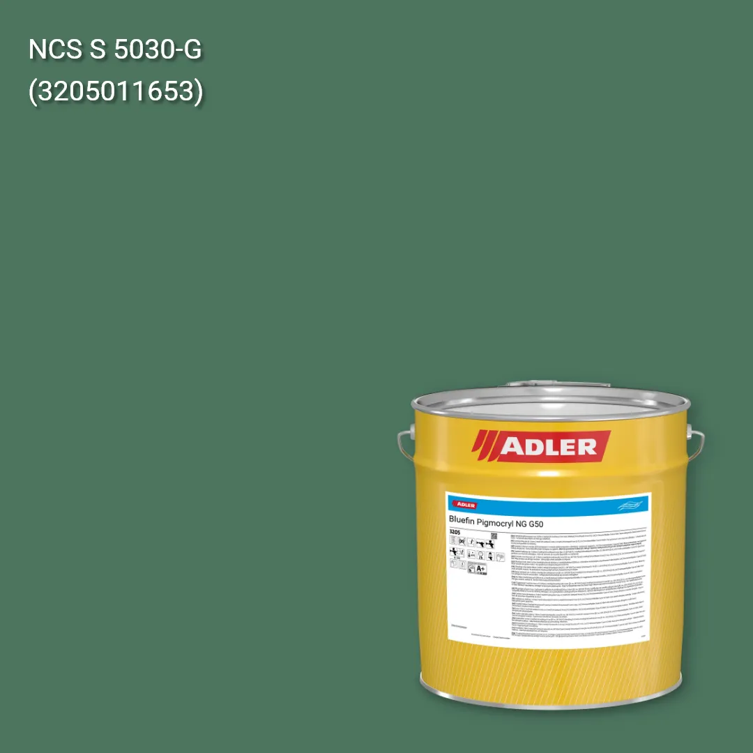 Лак меблевий Bluefin Pigmocryl NG G50 колір NCS S 5030-G, Adler NCS S