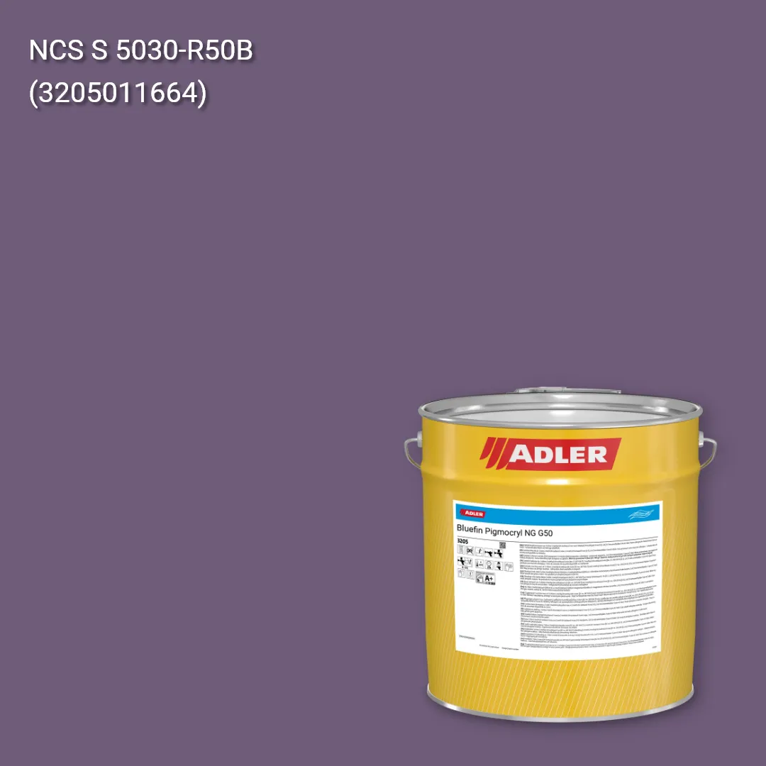 Лак меблевий Bluefin Pigmocryl NG G50 колір NCS S 5030-R50B, Adler NCS S