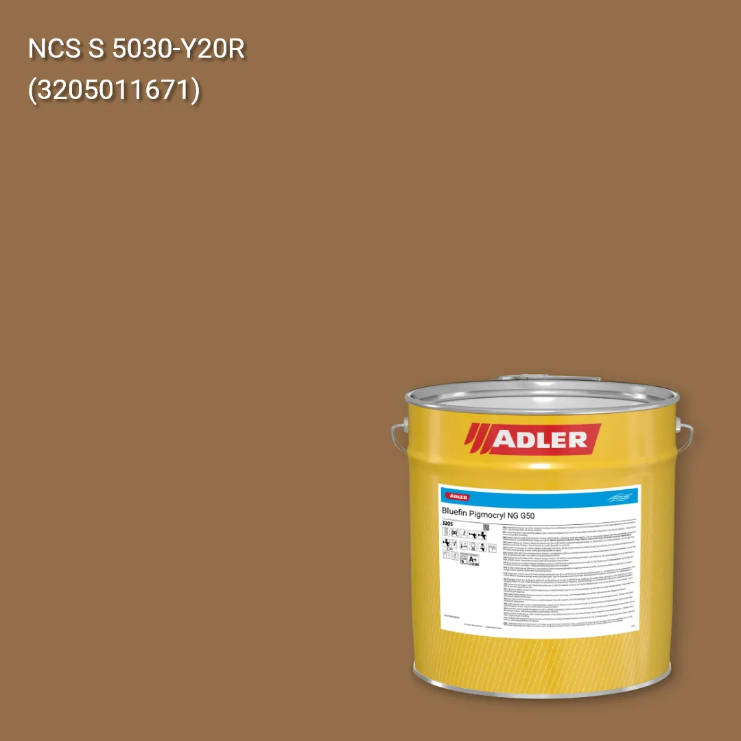 Лак меблевий Bluefin Pigmocryl NG G50 колір NCS S 5030-Y20R, Adler NCS S
