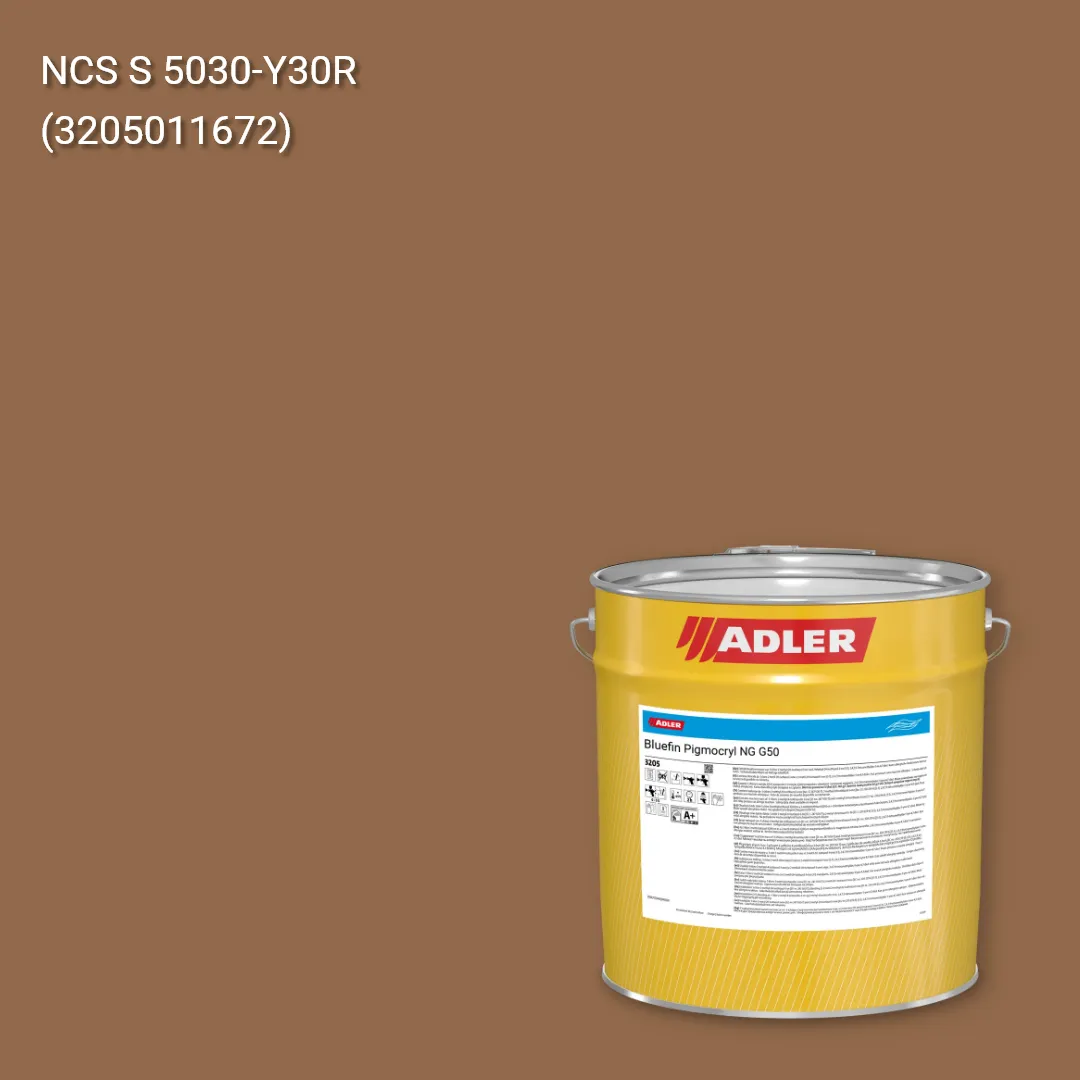 Лак меблевий Bluefin Pigmocryl NG G50 колір NCS S 5030-Y30R, Adler NCS S