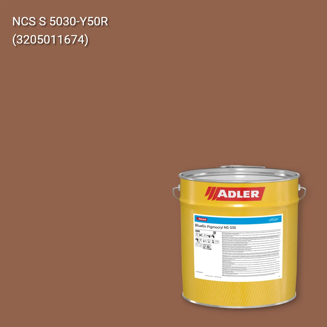 Лак меблевий Bluefin Pigmocryl NG G50 колір NCS S 5030-Y50R, Adler NCS S