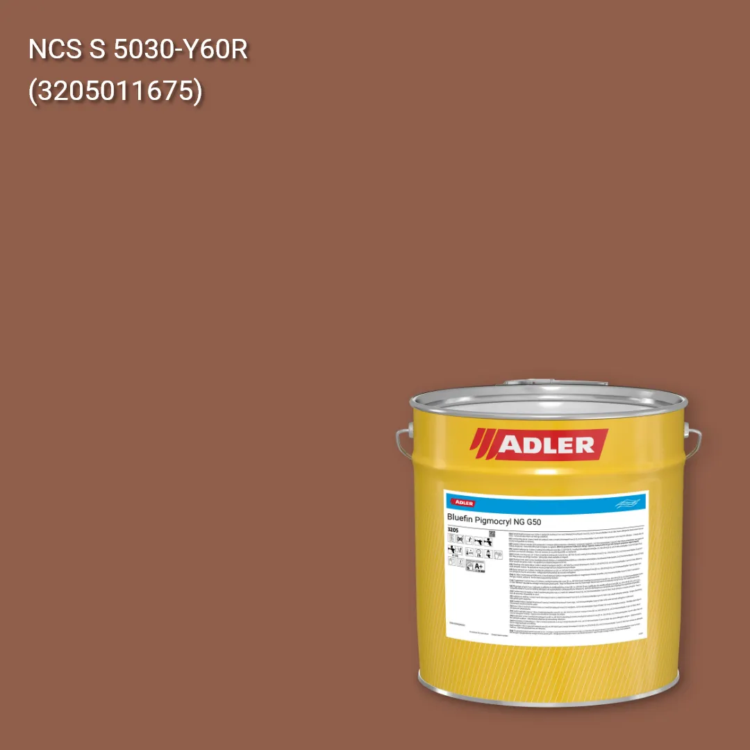 Лак меблевий Bluefin Pigmocryl NG G50 колір NCS S 5030-Y60R, Adler NCS S