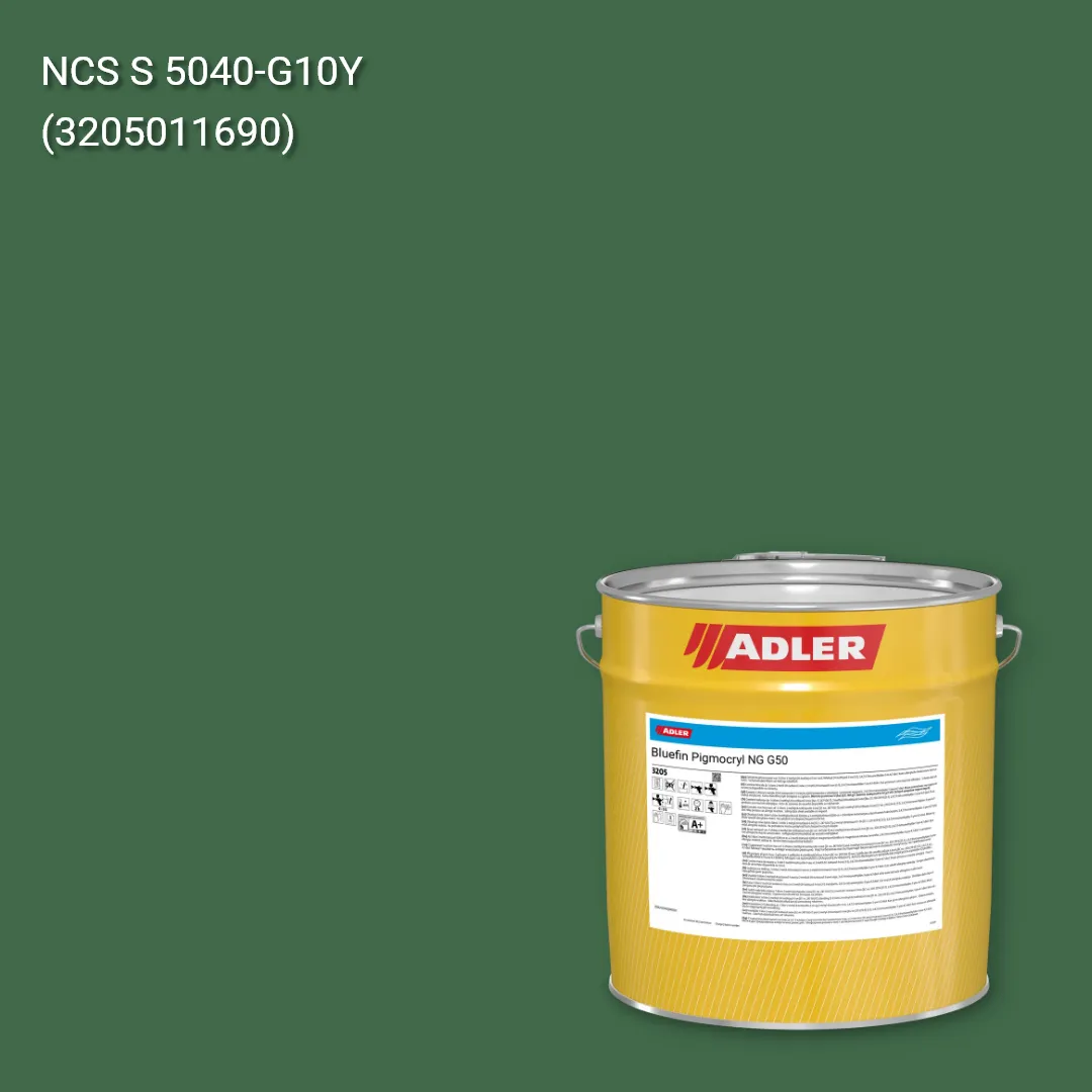 Лак меблевий Bluefin Pigmocryl NG G50 колір NCS S 5040-G10Y, Adler NCS S