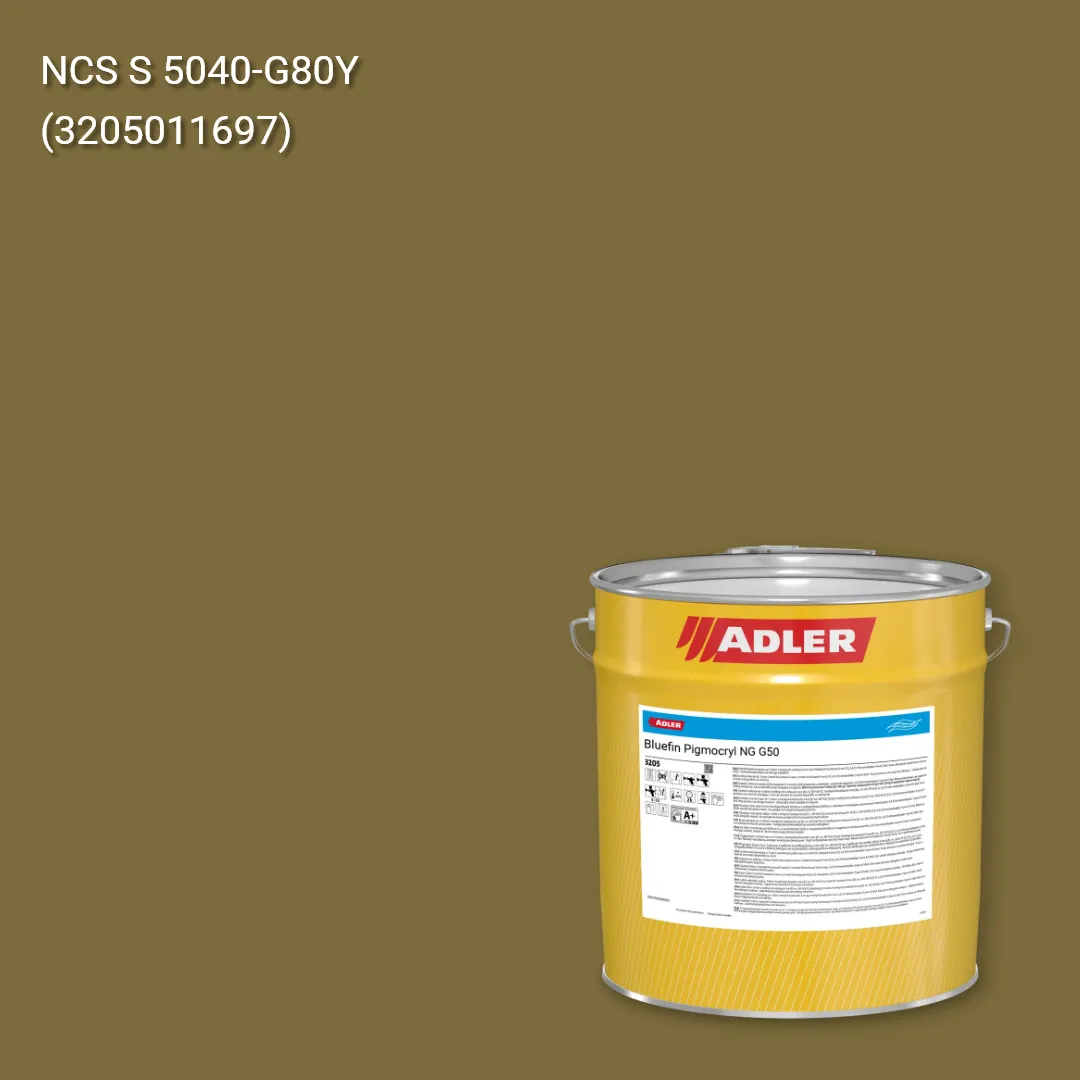 Лак меблевий Bluefin Pigmocryl NG G50 колір NCS S 5040-G80Y, Adler NCS S