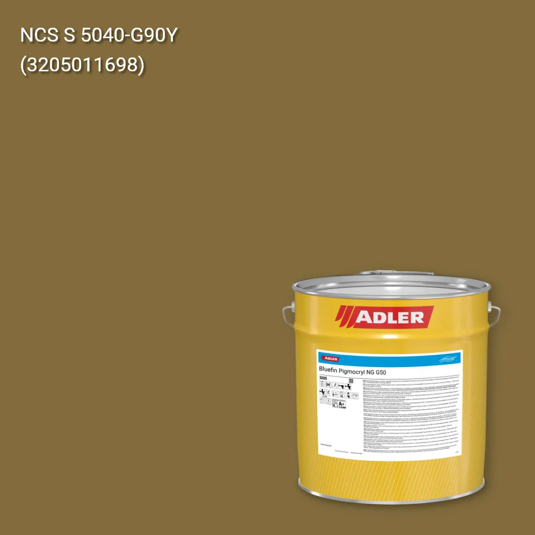 Лак меблевий Bluefin Pigmocryl NG G50 колір NCS S 5040-G90Y, Adler NCS S