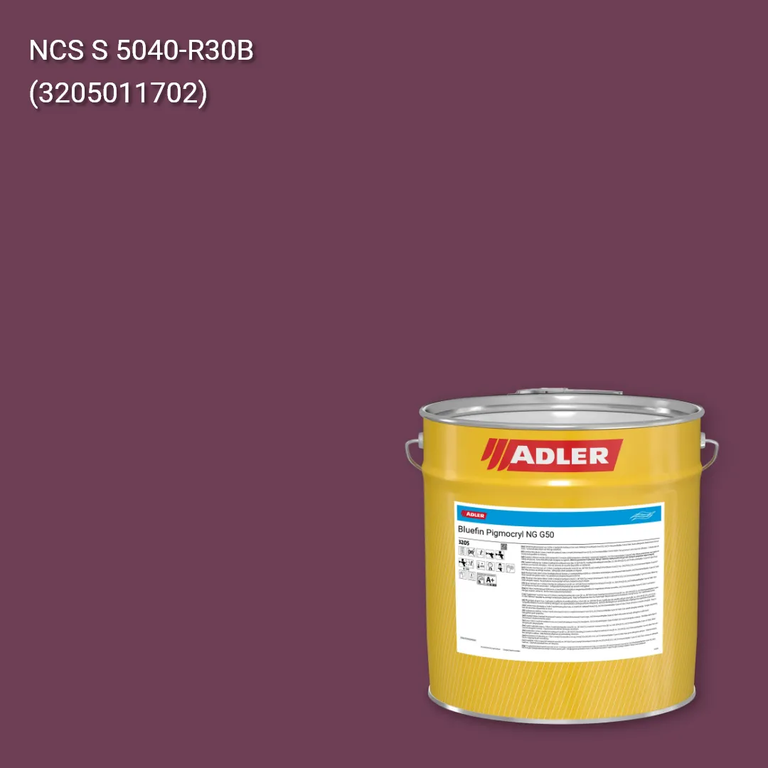 Лак меблевий Bluefin Pigmocryl NG G50 колір NCS S 5040-R30B, Adler NCS S