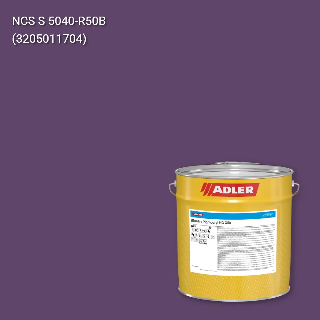 Лак меблевий Bluefin Pigmocryl NG G50 колір NCS S 5040-R50B, Adler NCS S