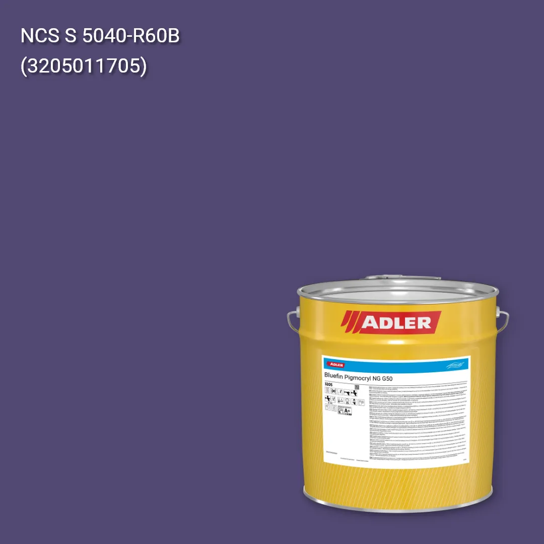 Лак меблевий Bluefin Pigmocryl NG G50 колір NCS S 5040-R60B, Adler NCS S