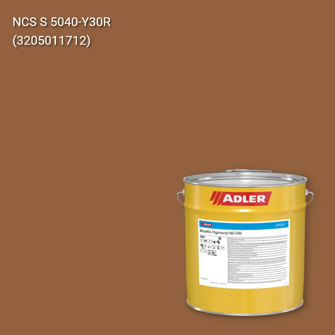 Лак меблевий Bluefin Pigmocryl NG G50 колір NCS S 5040-Y30R, Adler NCS S