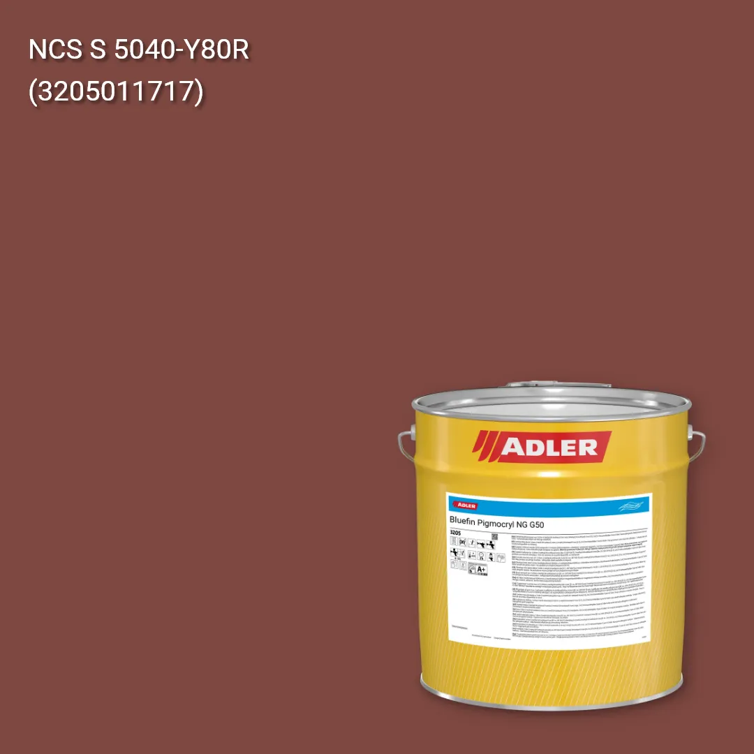 Лак меблевий Bluefin Pigmocryl NG G50 колір NCS S 5040-Y80R, Adler NCS S