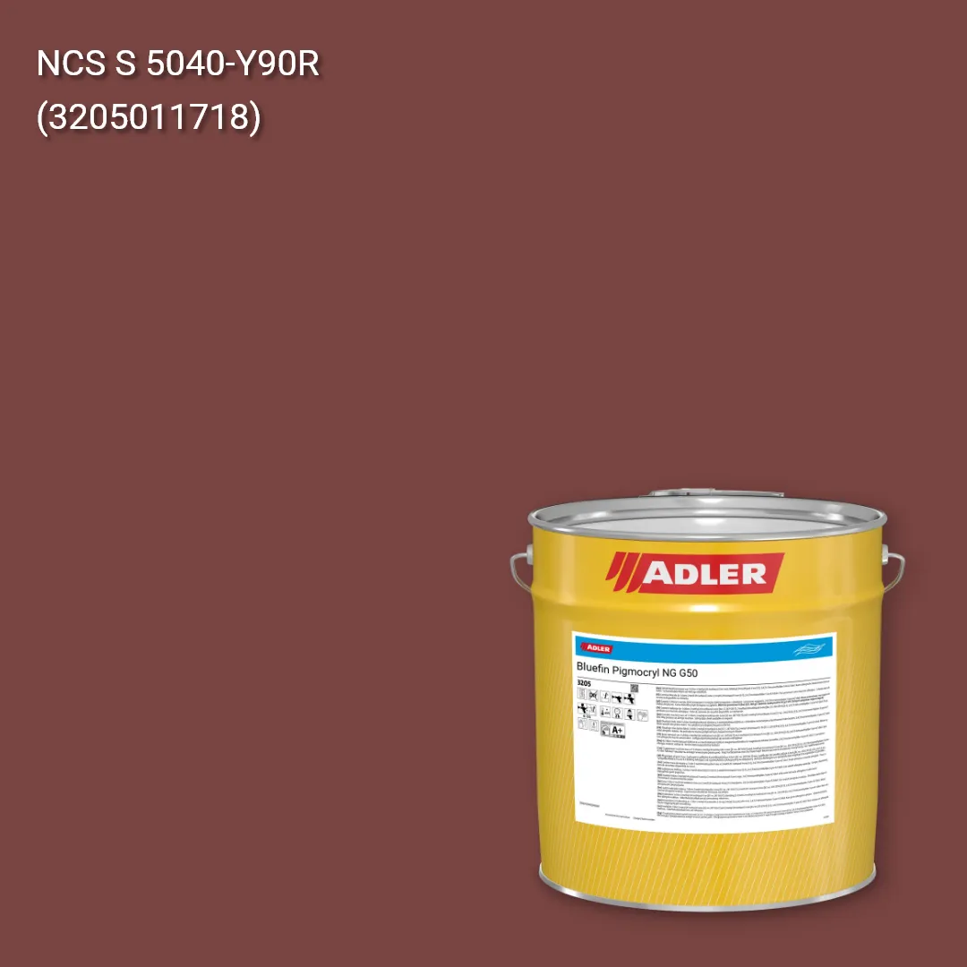 Лак меблевий Bluefin Pigmocryl NG G50 колір NCS S 5040-Y90R, Adler NCS S