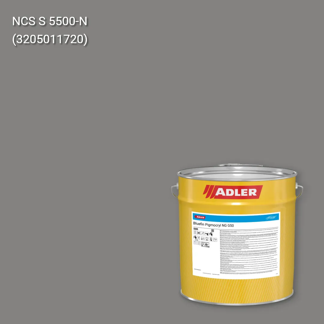 Лак меблевий Bluefin Pigmocryl NG G50 колір NCS S 5500-N, Adler NCS S