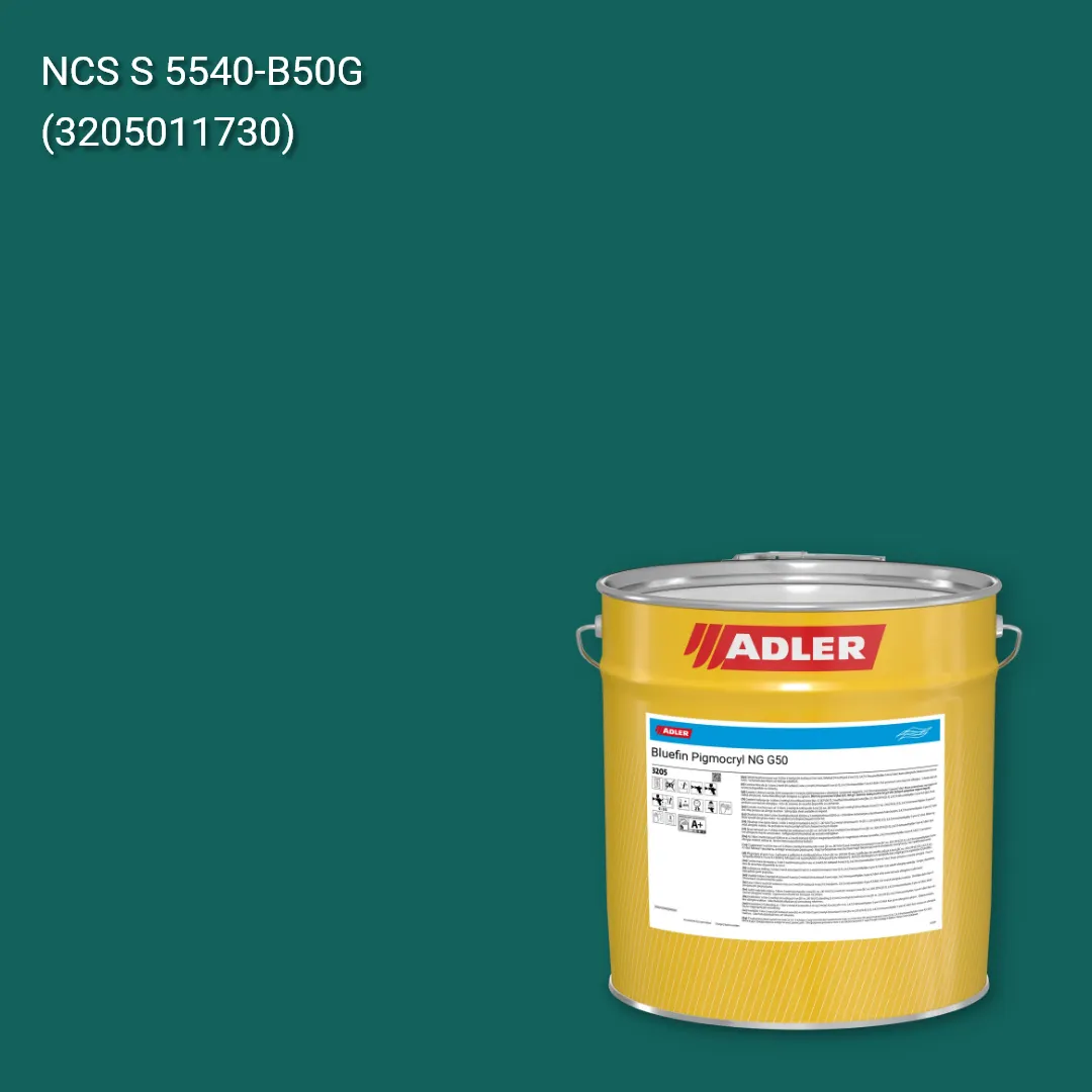 Лак меблевий Bluefin Pigmocryl NG G50 колір NCS S 5540-B50G, Adler NCS S