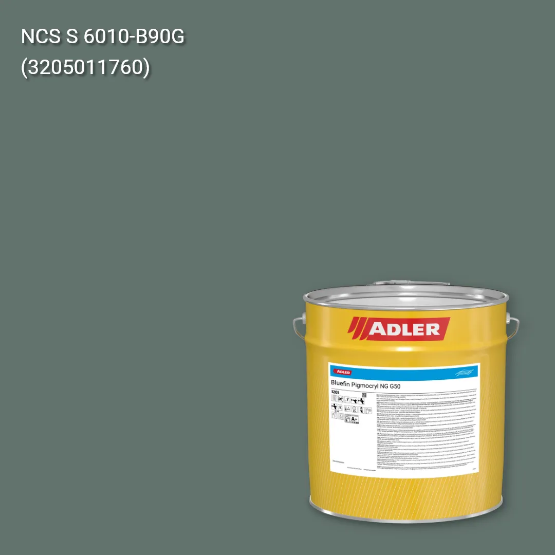 Лак меблевий Bluefin Pigmocryl NG G50 колір NCS S 6010-B90G, Adler NCS S