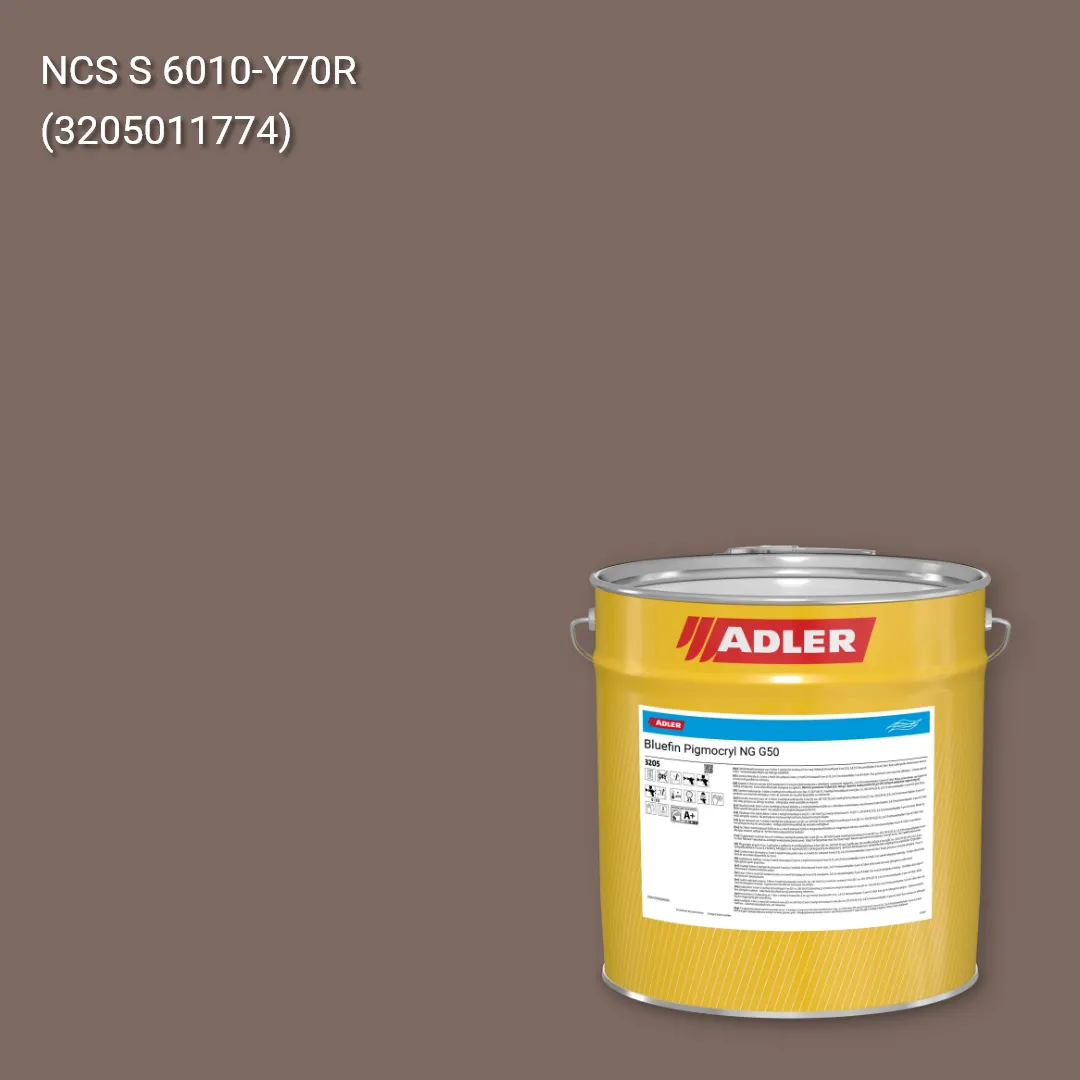 Лак меблевий Bluefin Pigmocryl NG G50 колір NCS S 6010-Y70R, Adler NCS S