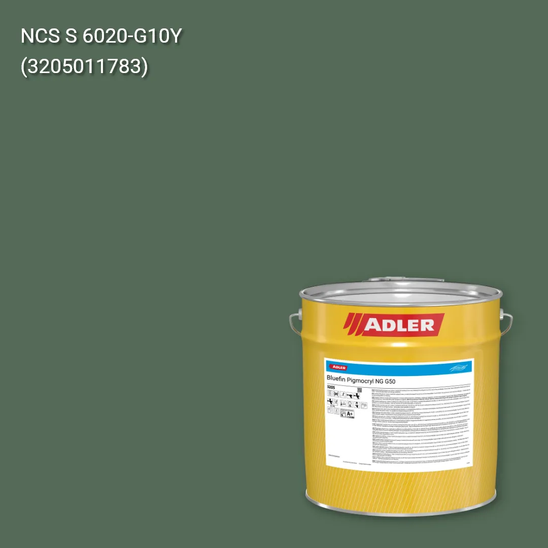Лак меблевий Bluefin Pigmocryl NG G50 колір NCS S 6020-G10Y, Adler NCS S