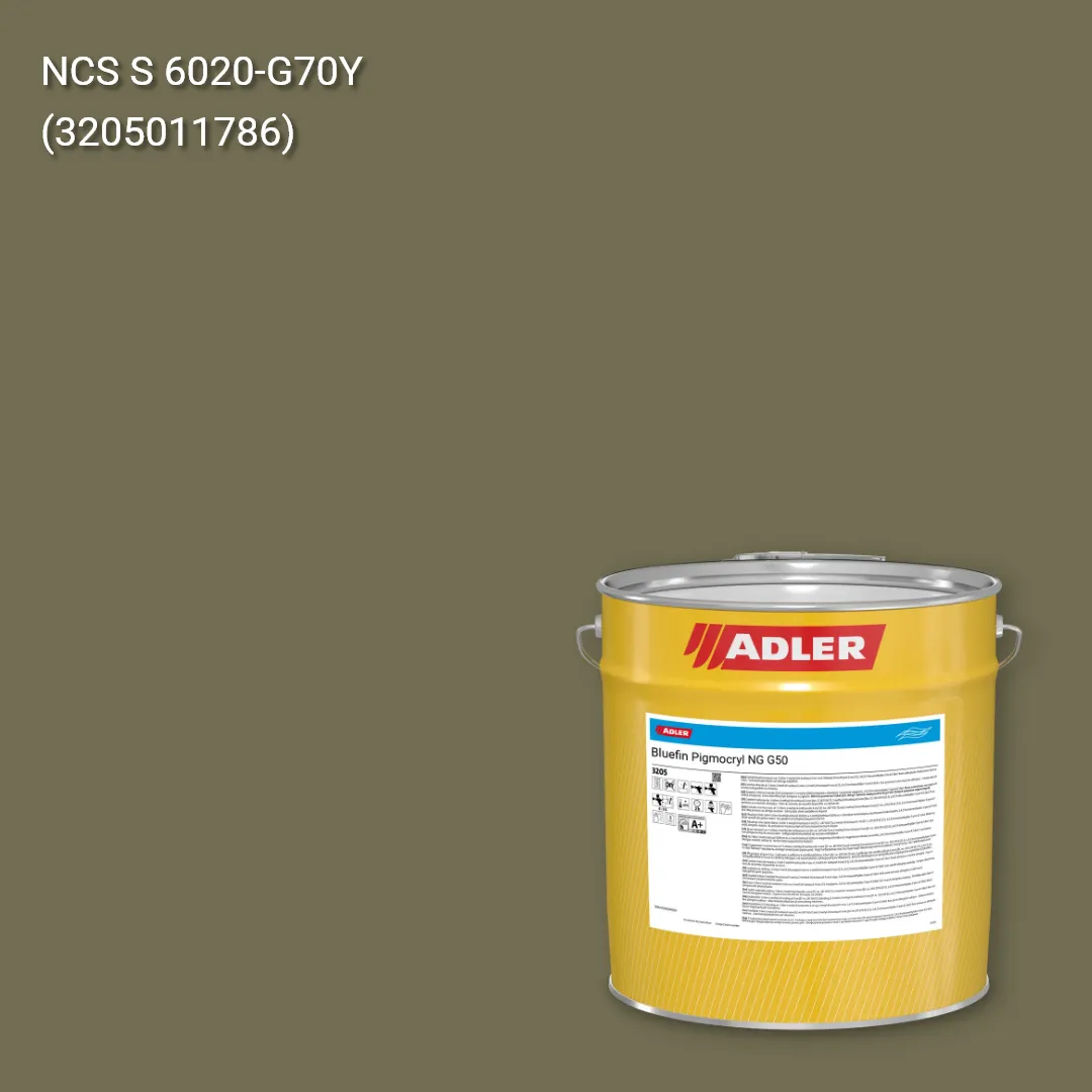 Лак меблевий Bluefin Pigmocryl NG G50 колір NCS S 6020-G70Y, Adler NCS S
