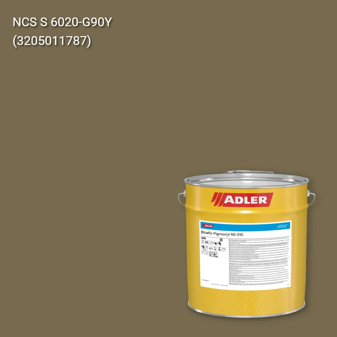 Лак меблевий Bluefin Pigmocryl NG G50 колір NCS S 6020-G90Y, Adler NCS S