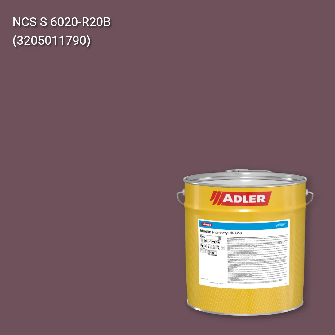 Лак меблевий Bluefin Pigmocryl NG G50 колір NCS S 6020-R20B, Adler NCS S