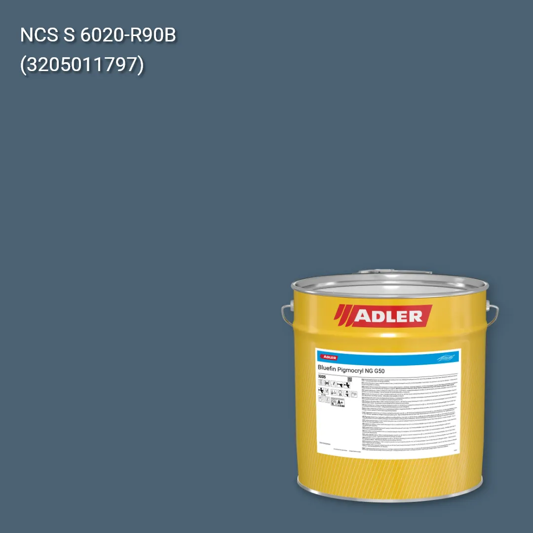 Лак меблевий Bluefin Pigmocryl NG G50 колір NCS S 6020-R90B, Adler NCS S