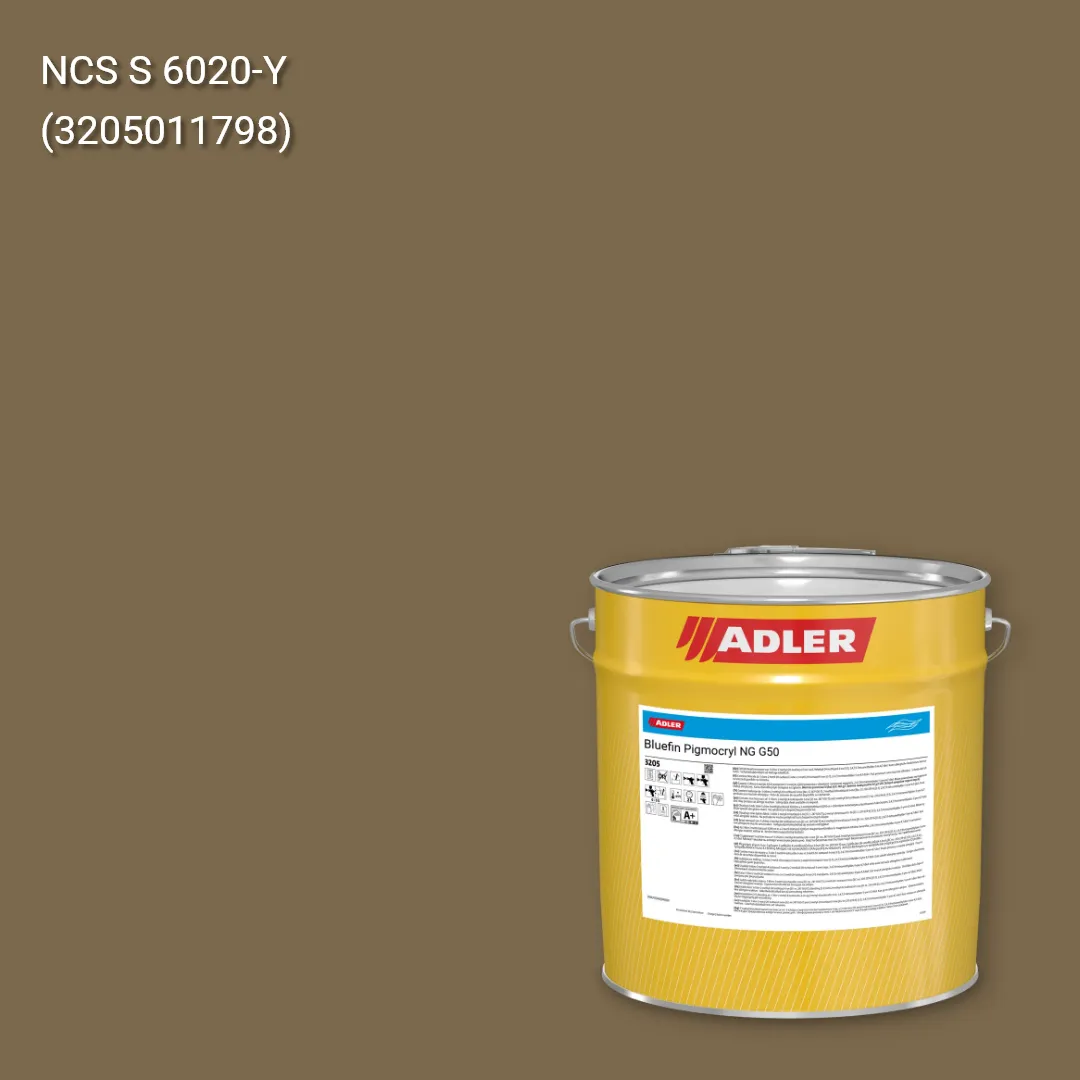 Лак меблевий Bluefin Pigmocryl NG G50 колір NCS S 6020-Y, Adler NCS S