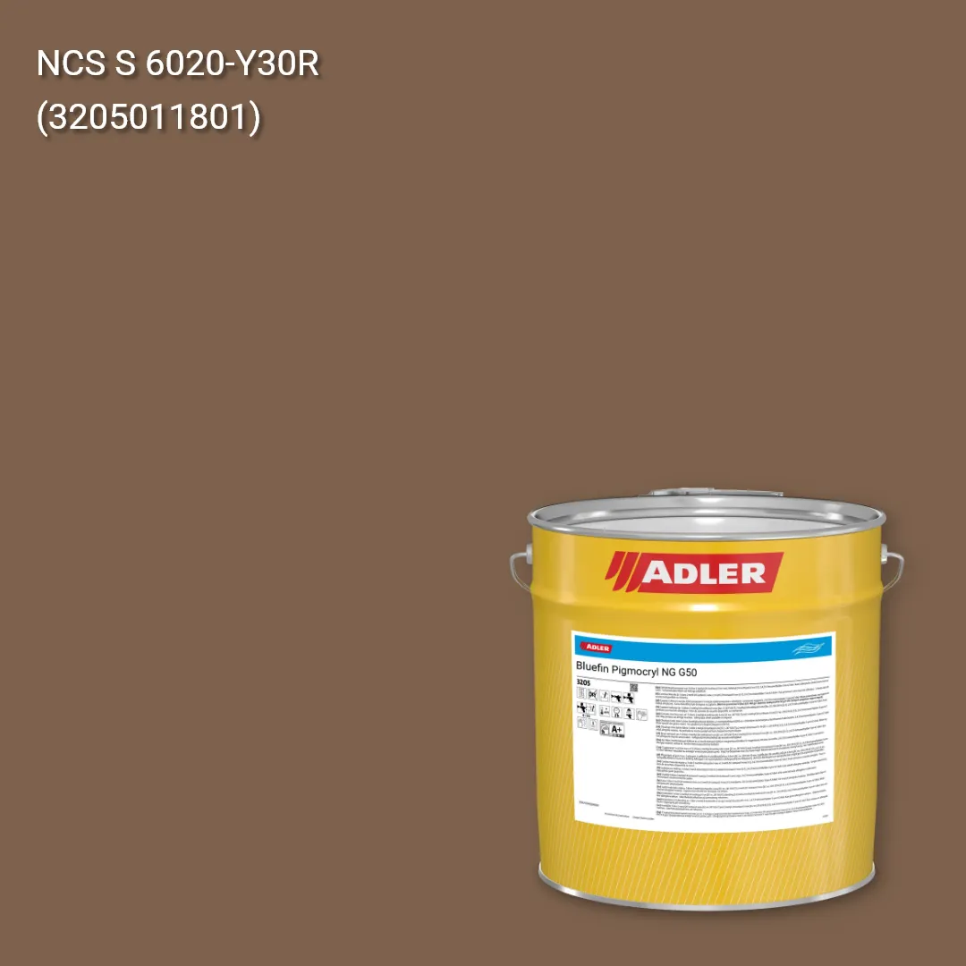 Лак меблевий Bluefin Pigmocryl NG G50 колір NCS S 6020-Y30R, Adler NCS S