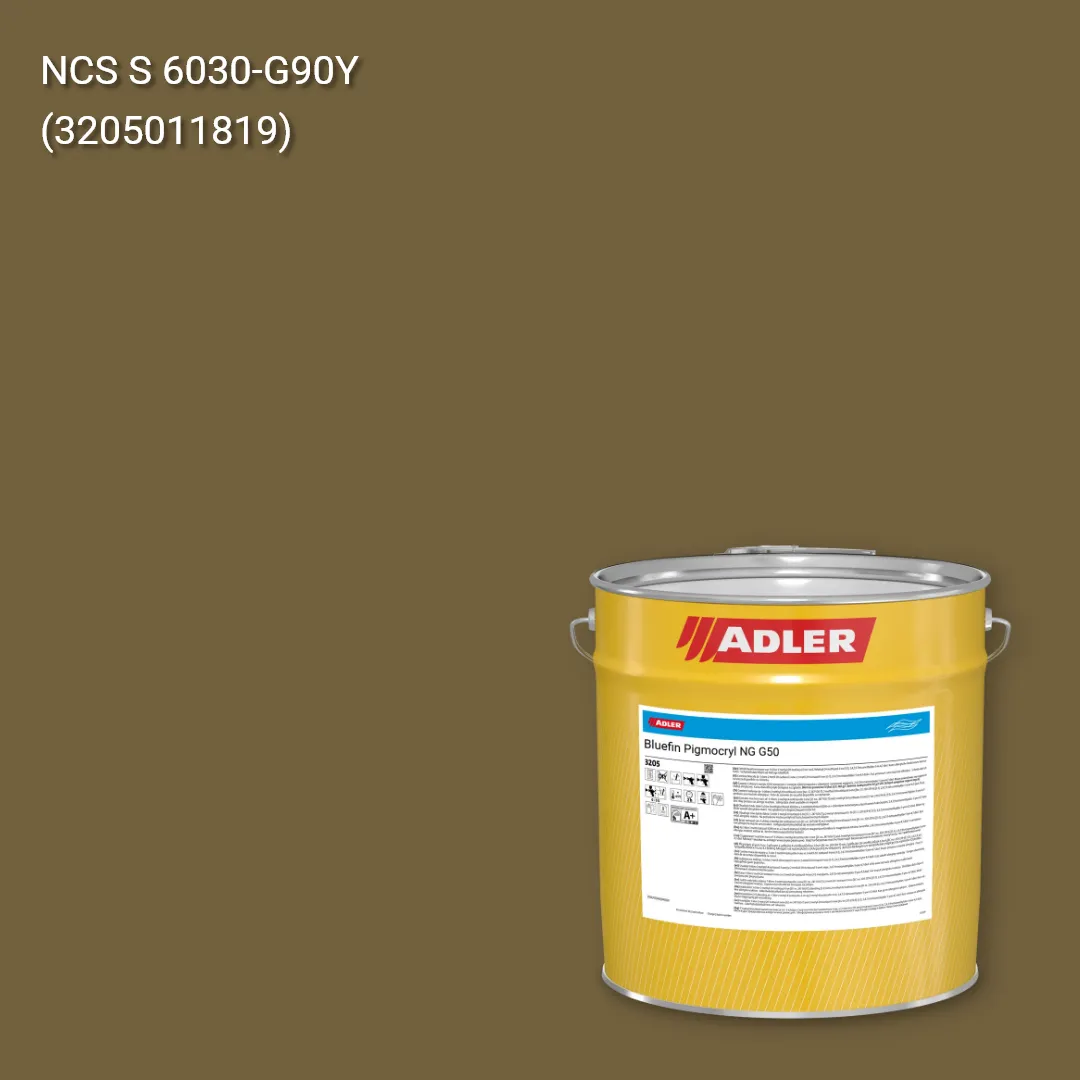 Лак меблевий Bluefin Pigmocryl NG G50 колір NCS S 6030-G90Y, Adler NCS S