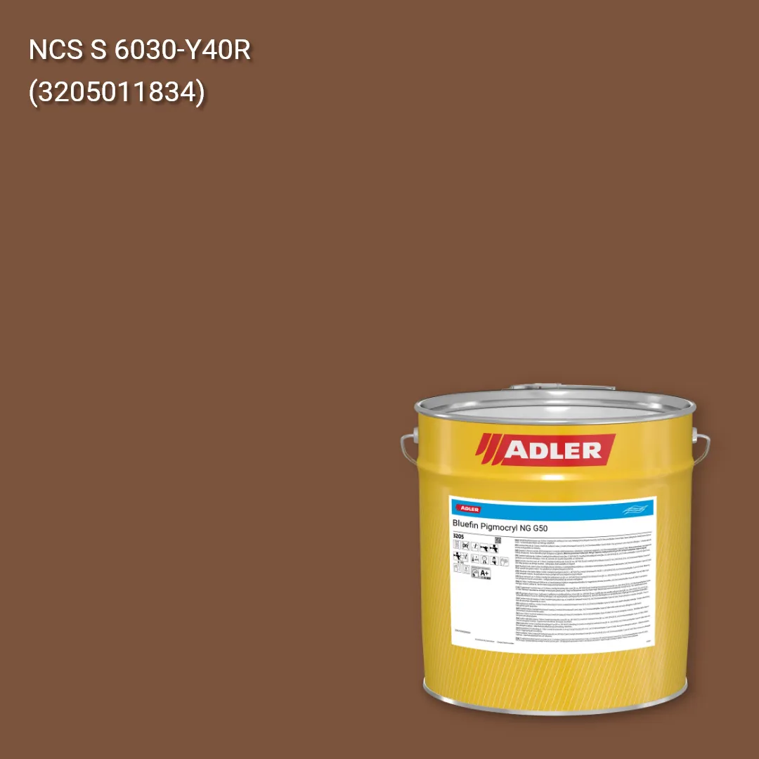 Лак меблевий Bluefin Pigmocryl NG G50 колір NCS S 6030-Y40R, Adler NCS S