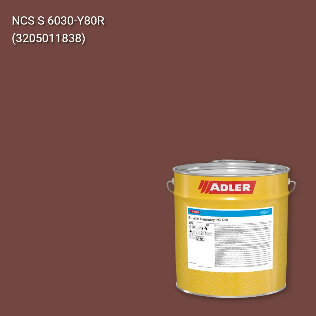 Лак меблевий Bluefin Pigmocryl NG G50 колір NCS S 6030-Y80R, Adler NCS S