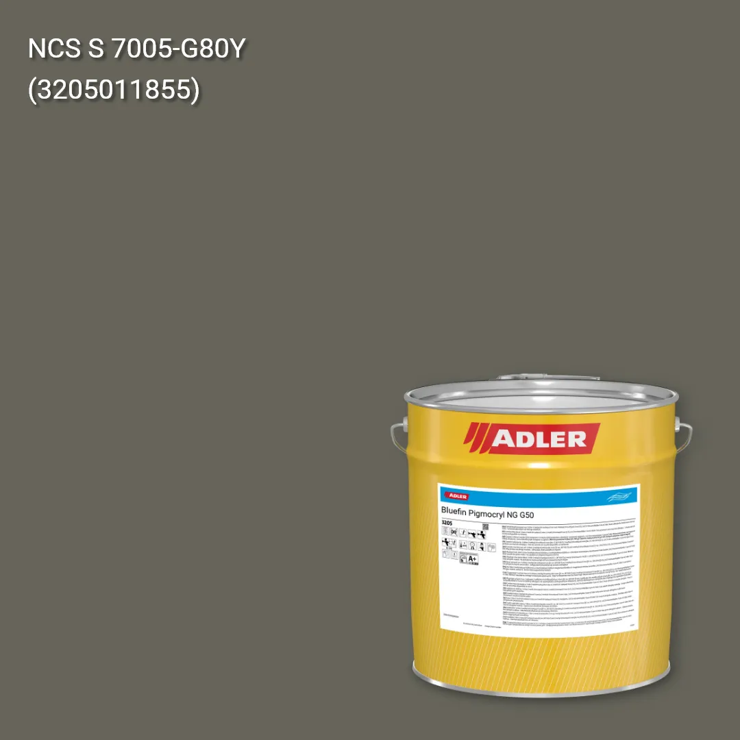 Лак меблевий Bluefin Pigmocryl NG G50 колір NCS S 7005-G80Y, Adler NCS S