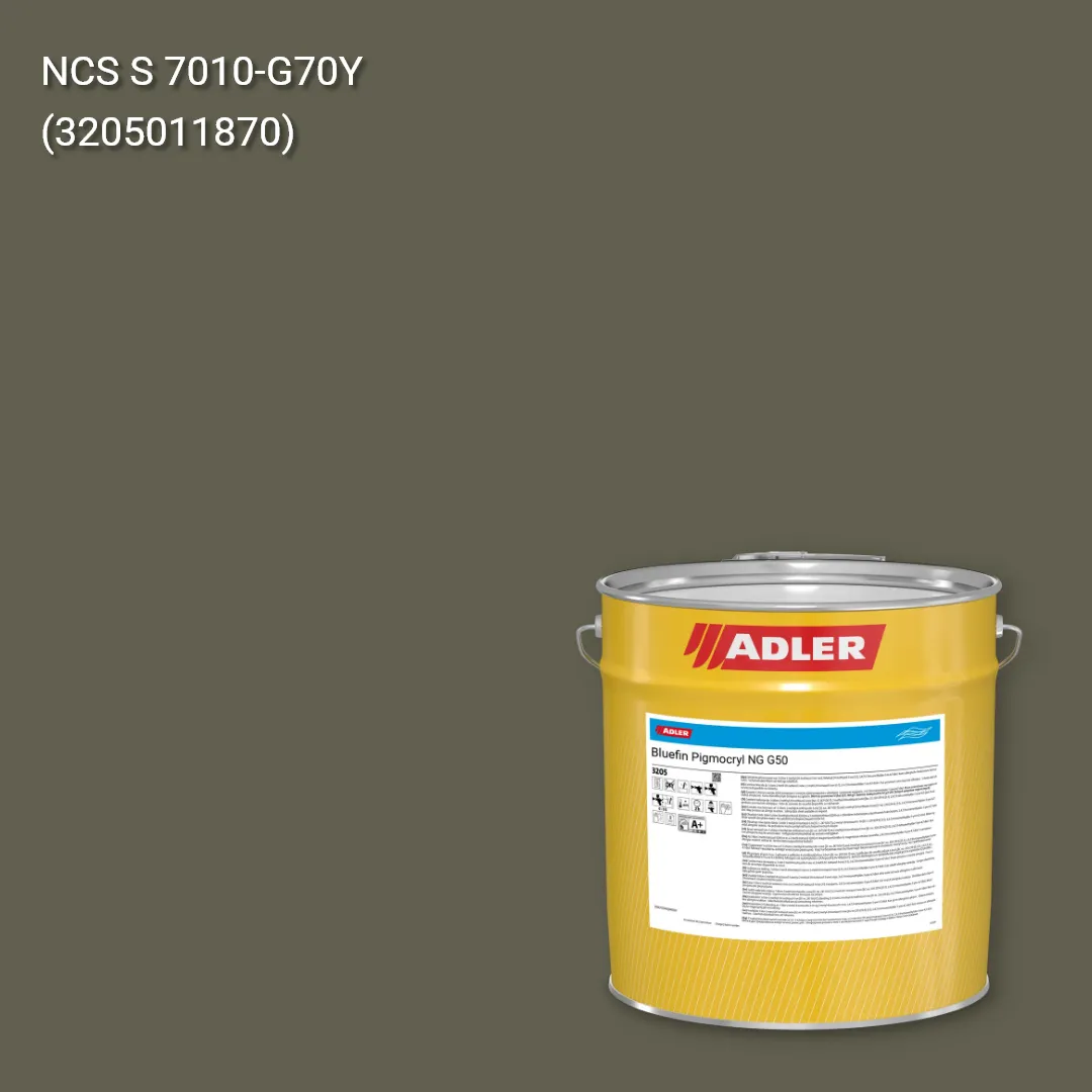Лак меблевий Bluefin Pigmocryl NG G50 колір NCS S 7010-G70Y, Adler NCS S