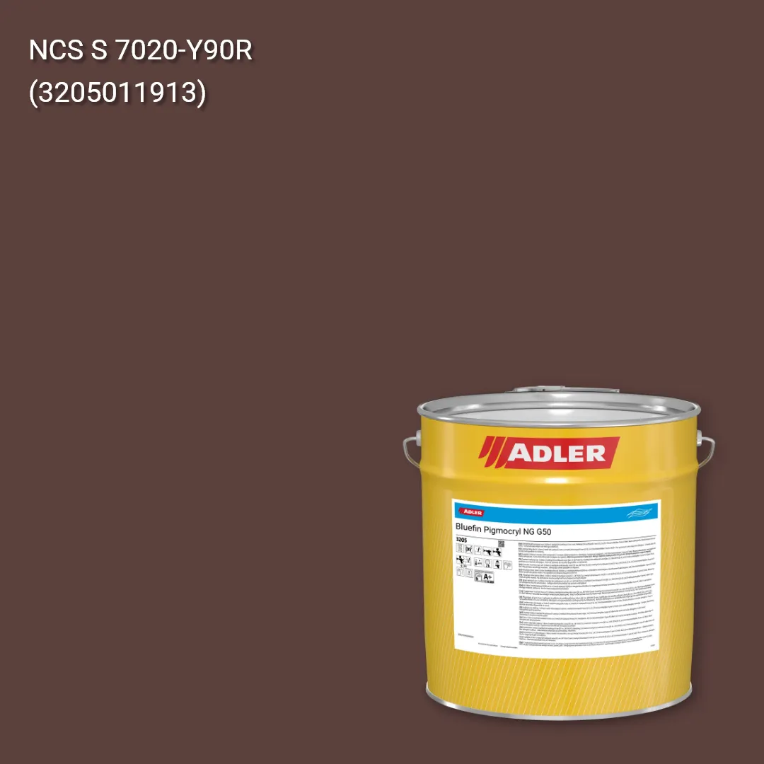Лак меблевий Bluefin Pigmocryl NG G50 колір NCS S 7020-Y90R, Adler NCS S