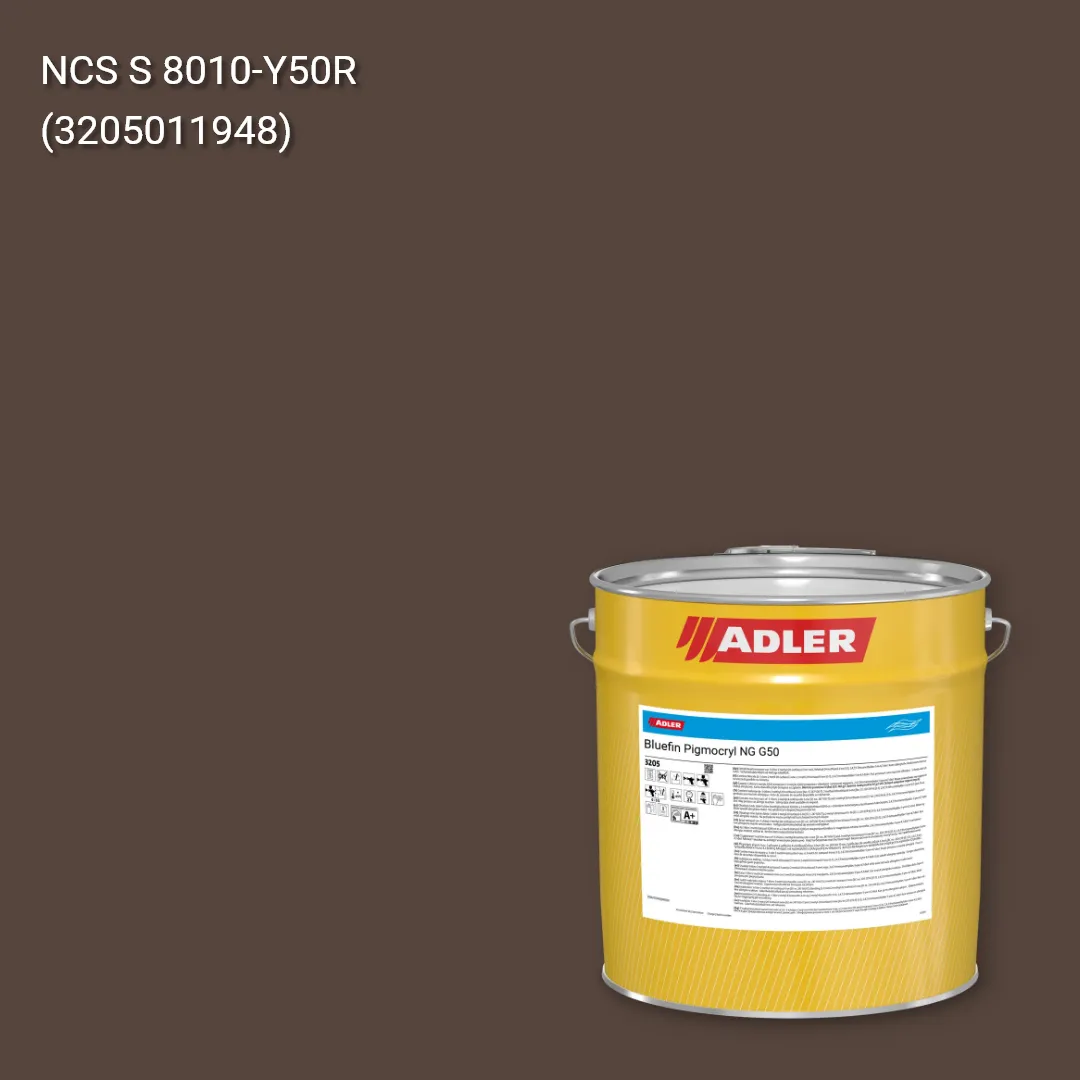 Лак меблевий Bluefin Pigmocryl NG G50 колір NCS S 8010-Y50R, Adler NCS S