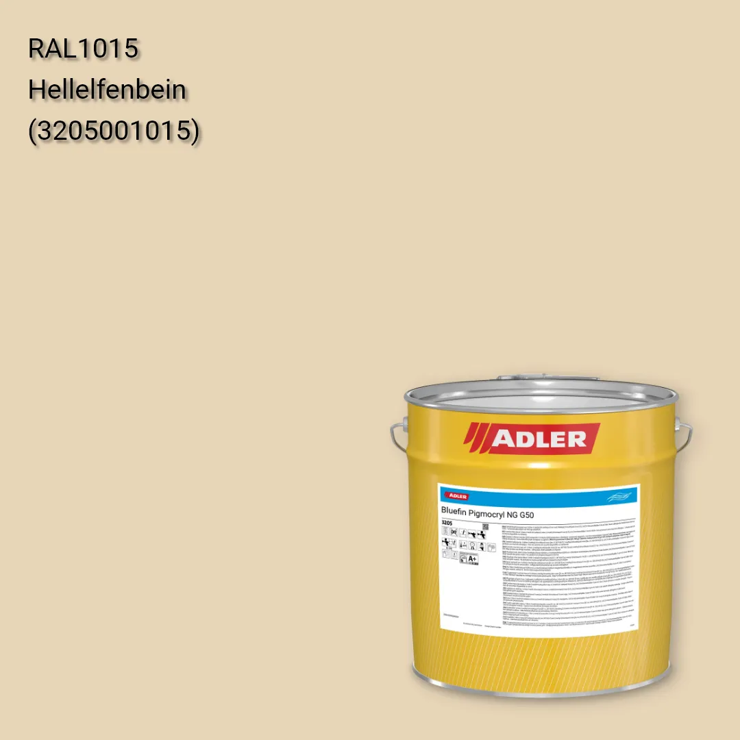 Лак меблевий Bluefin Pigmocryl NG G50 колір RAL 1015, Adler RAL 192