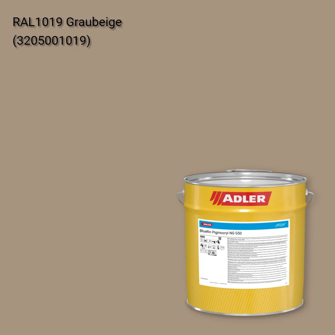 Лак меблевий Bluefin Pigmocryl NG G50 колір RAL 1019, Adler RAL 192