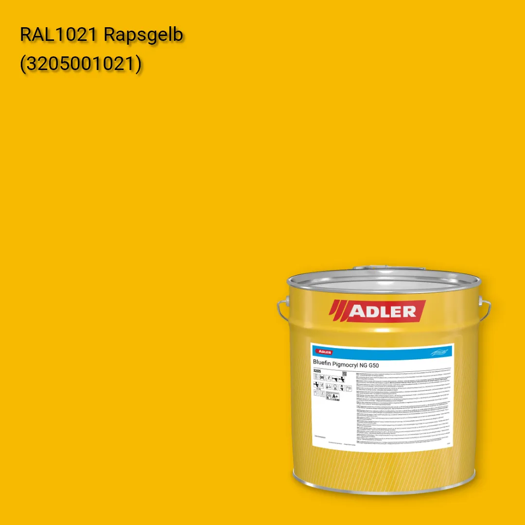 Лак меблевий Bluefin Pigmocryl NG G50 колір RAL 1021, Adler RAL 192