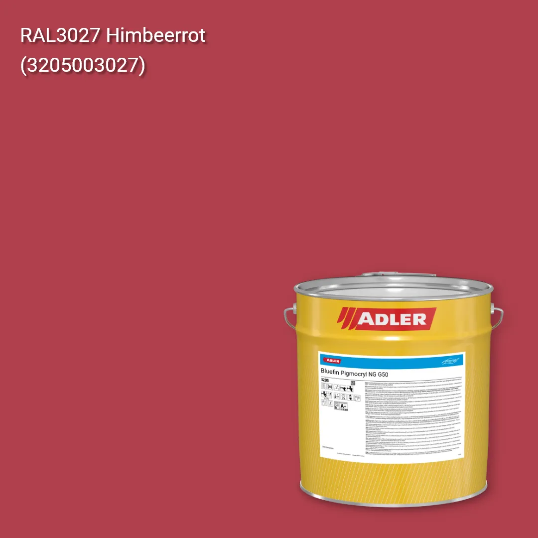 Лак меблевий Bluefin Pigmocryl NG G50 колір RAL 3027, Adler RAL 192