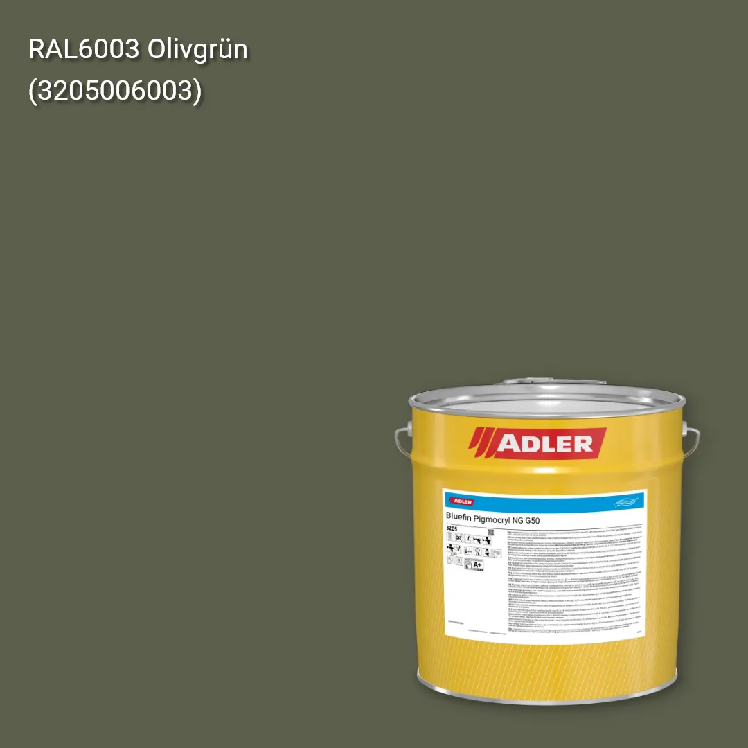 Лак меблевий Bluefin Pigmocryl NG G50 колір RAL 6003, Adler RAL 192
