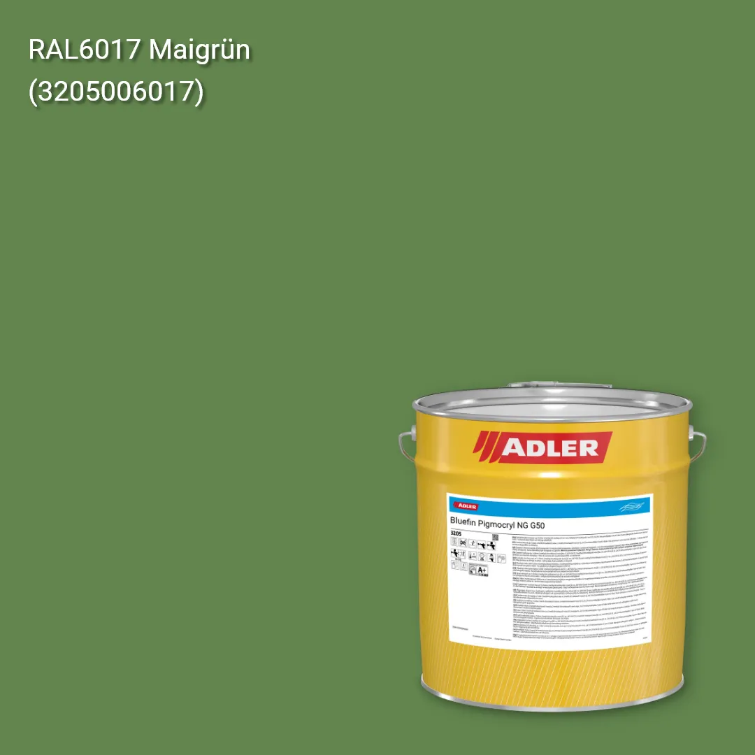 Лак меблевий Bluefin Pigmocryl NG G50 колір RAL 6017, Adler RAL 192