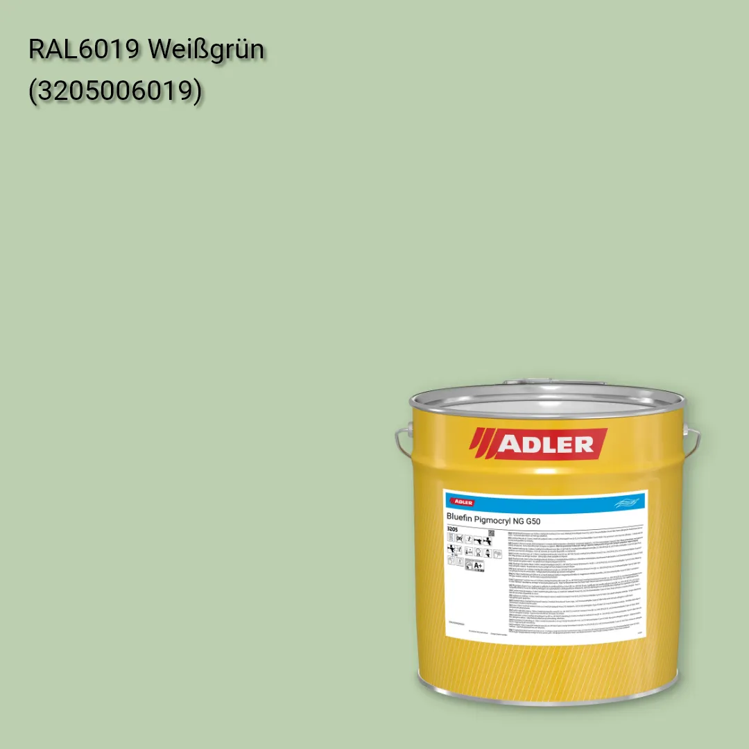 Лак меблевий Bluefin Pigmocryl NG G50 колір RAL 6019, Adler RAL 192