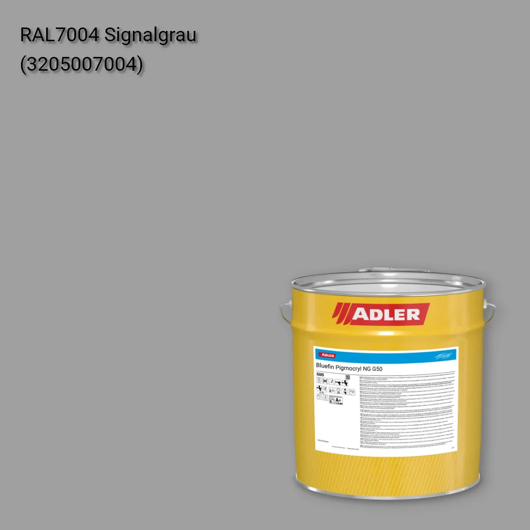 Лак меблевий Bluefin Pigmocryl NG G50 колір RAL 7004, Adler RAL 192