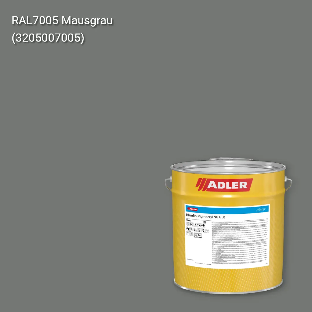 Лак меблевий Bluefin Pigmocryl NG G50 колір RAL 7005, Adler RAL 192