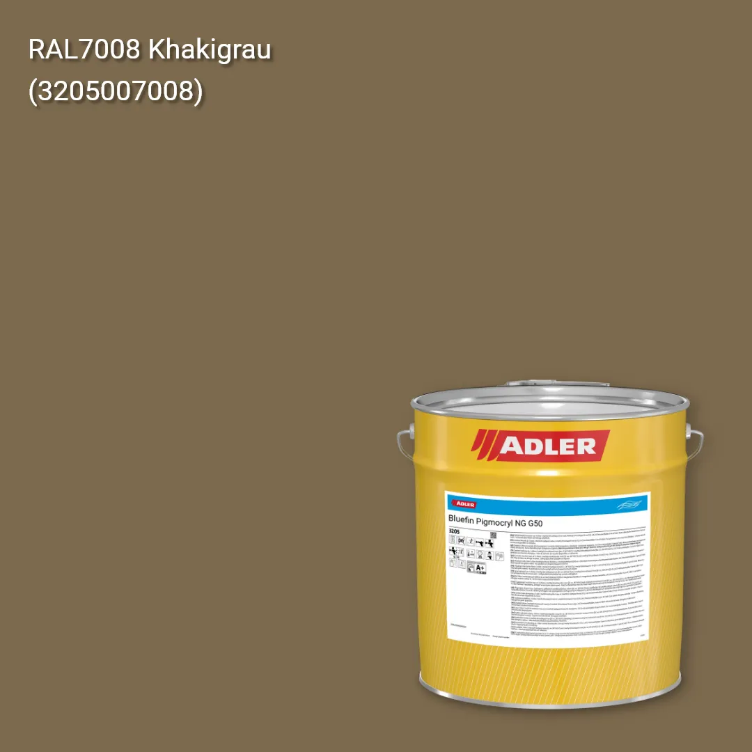 Лак меблевий Bluefin Pigmocryl NG G50 колір RAL 7008, Adler RAL 192