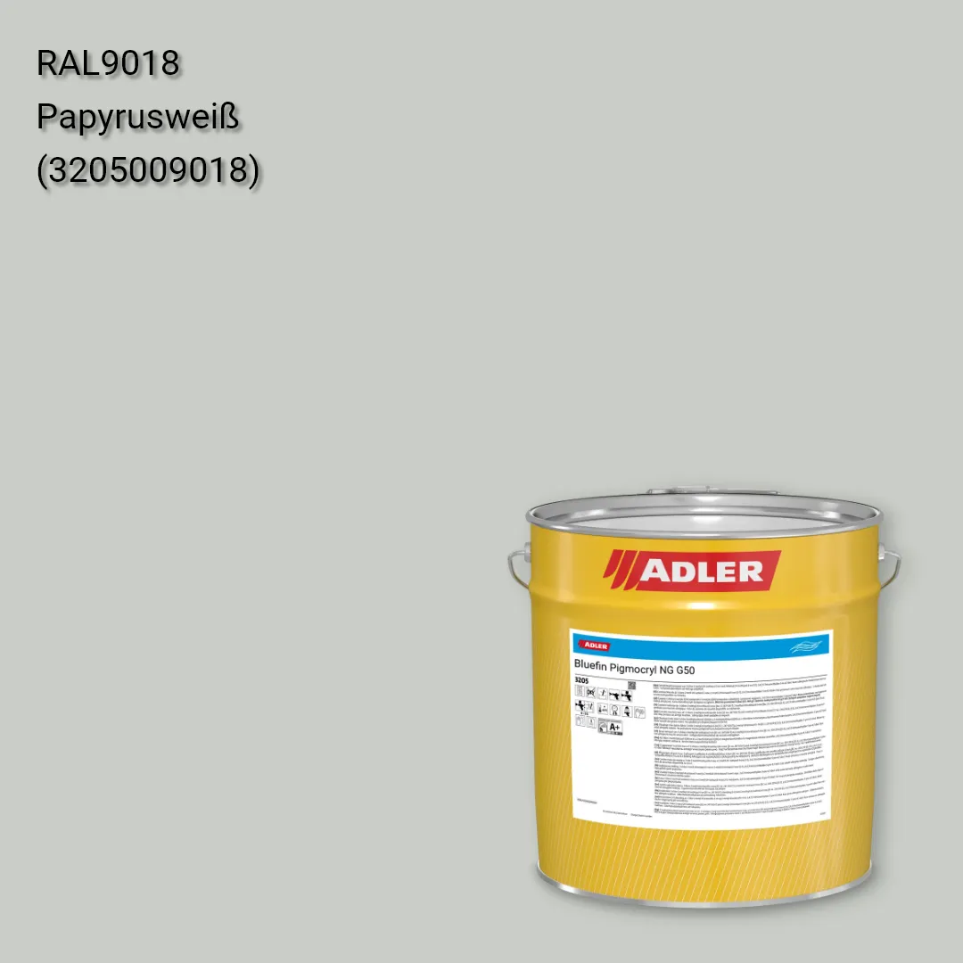 Лак меблевий Bluefin Pigmocryl NG G50 колір RAL 9018, Adler RAL 192